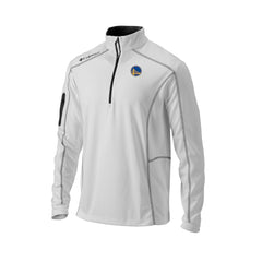 Golden State Warriors Omni-Wick Shotgun Quarter-Zip Pullover White
