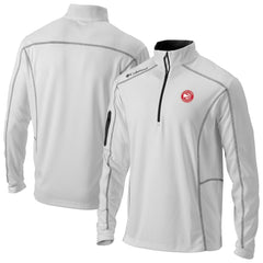 Atlanta Hawks Omni-Wick Shotgun Quarter-Zip Pullover White