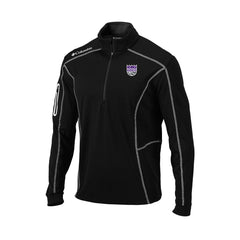 Sacramento Kings Omni-Wick Shotgun Quarter-Zip Pullover Black