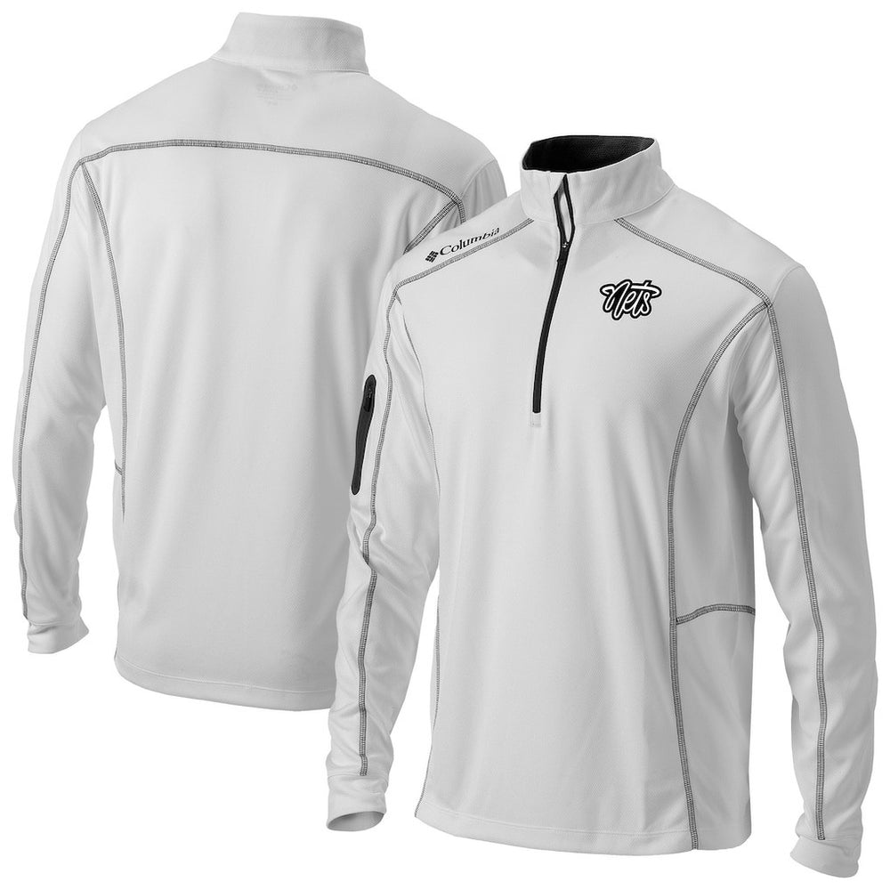 Brooklyn Nets Omni-Wick Shotgun Quarter-Zip Pullover White