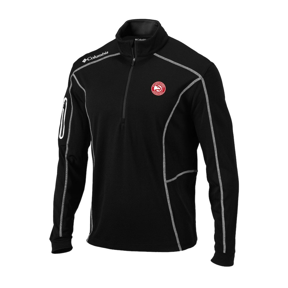 Atlanta Hawks Omni-Wick Shotgun Quarter-Zip Pullover Black