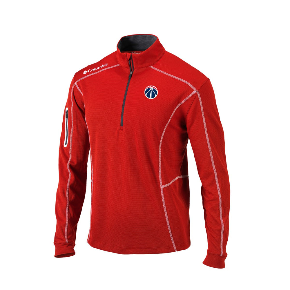 Washington Wizards Omni-Wick Shotgun Quarter-Zip Pullover Red