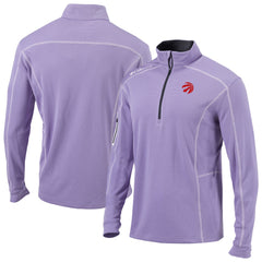 Toronto Raptors Omni-Wick Shotgun Quarter-Zip Pullover Lavender