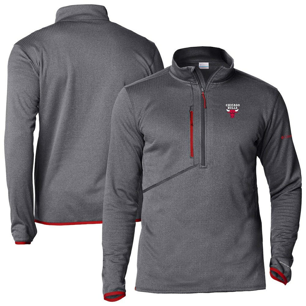 Chicago Bulls Park View Half-Zip Top Gray