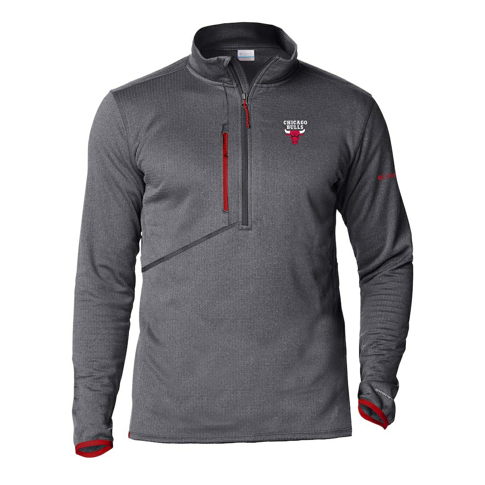 Chicago Bulls Park View Half-Zip Top Gray