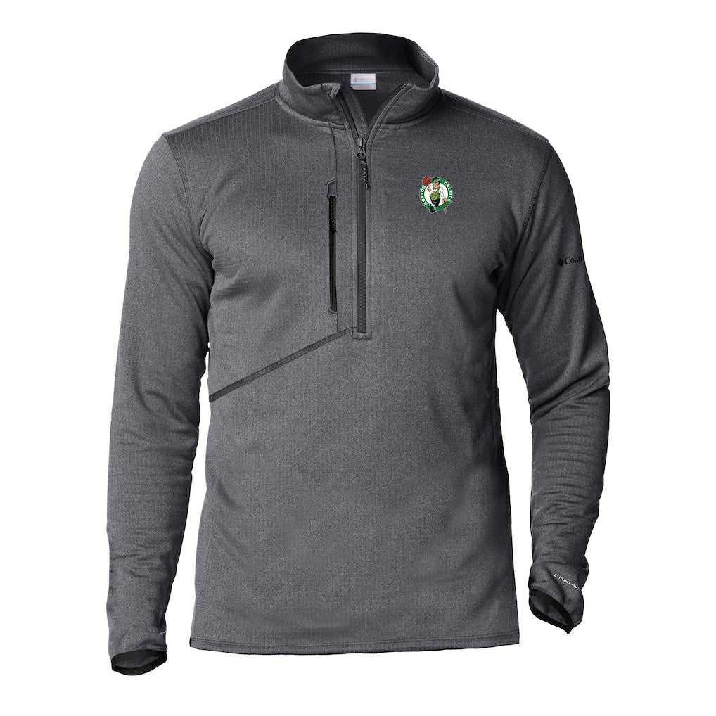 Boston Celtics Park View Half-Zip Top Gray