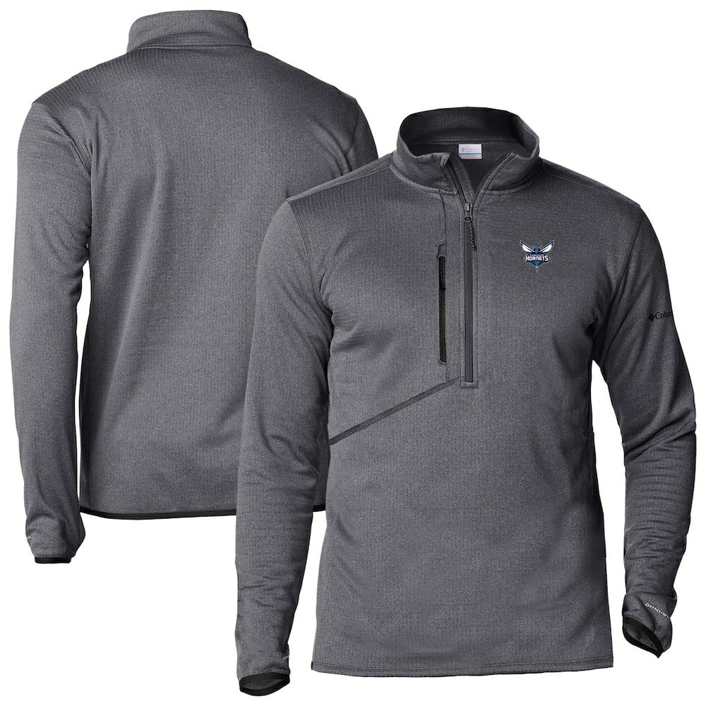 Charlotte Hornets Park View Half-Zip Top Gray