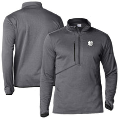 Brooklyn Nets Park View Half-Zip Top Gray