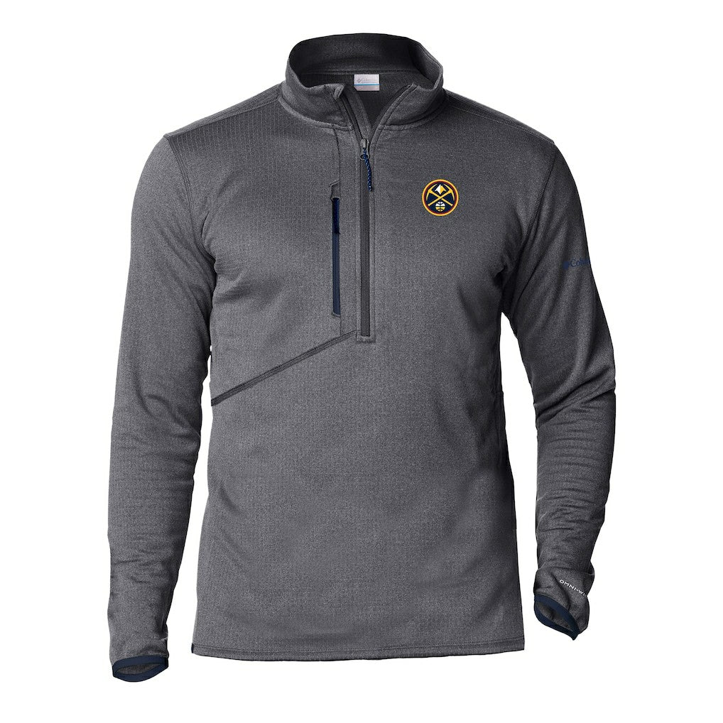 Denver Nuggets Park View Half-Zip Top Gray