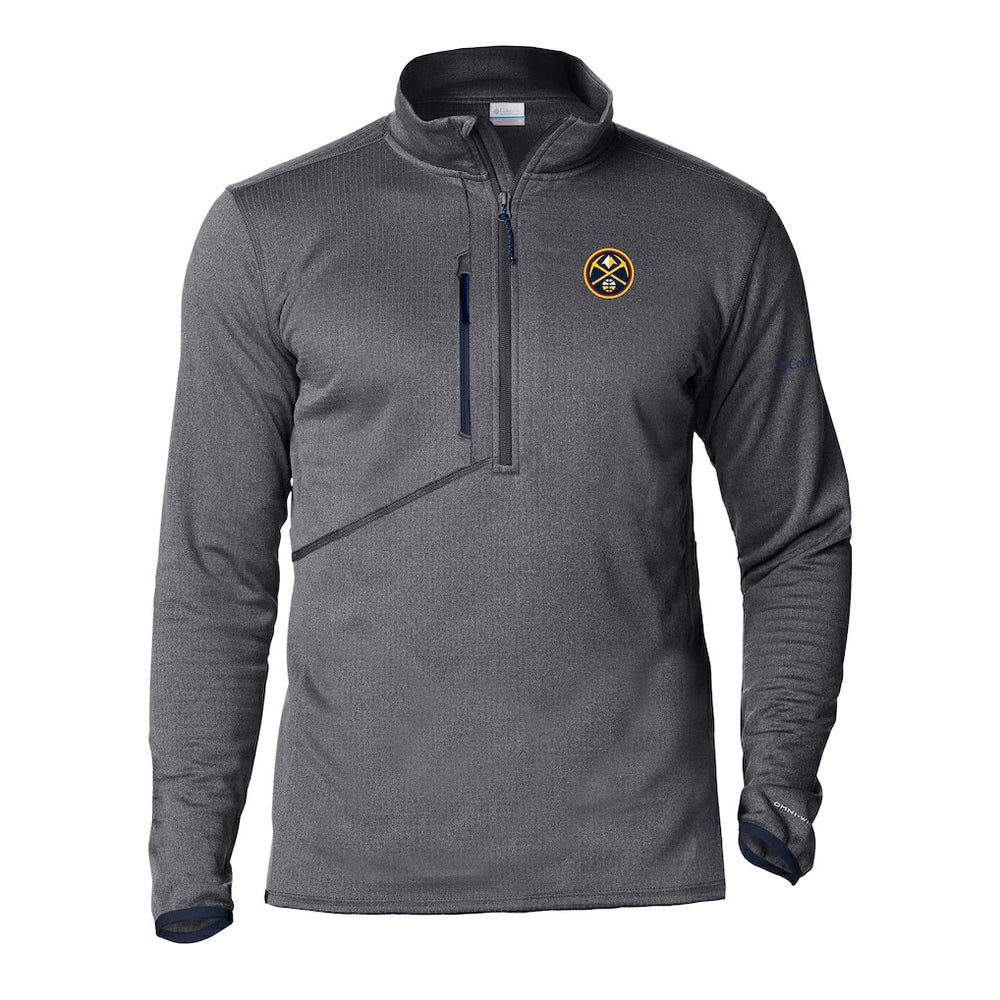 Denver Nuggets Park View Half-Zip Top Gray