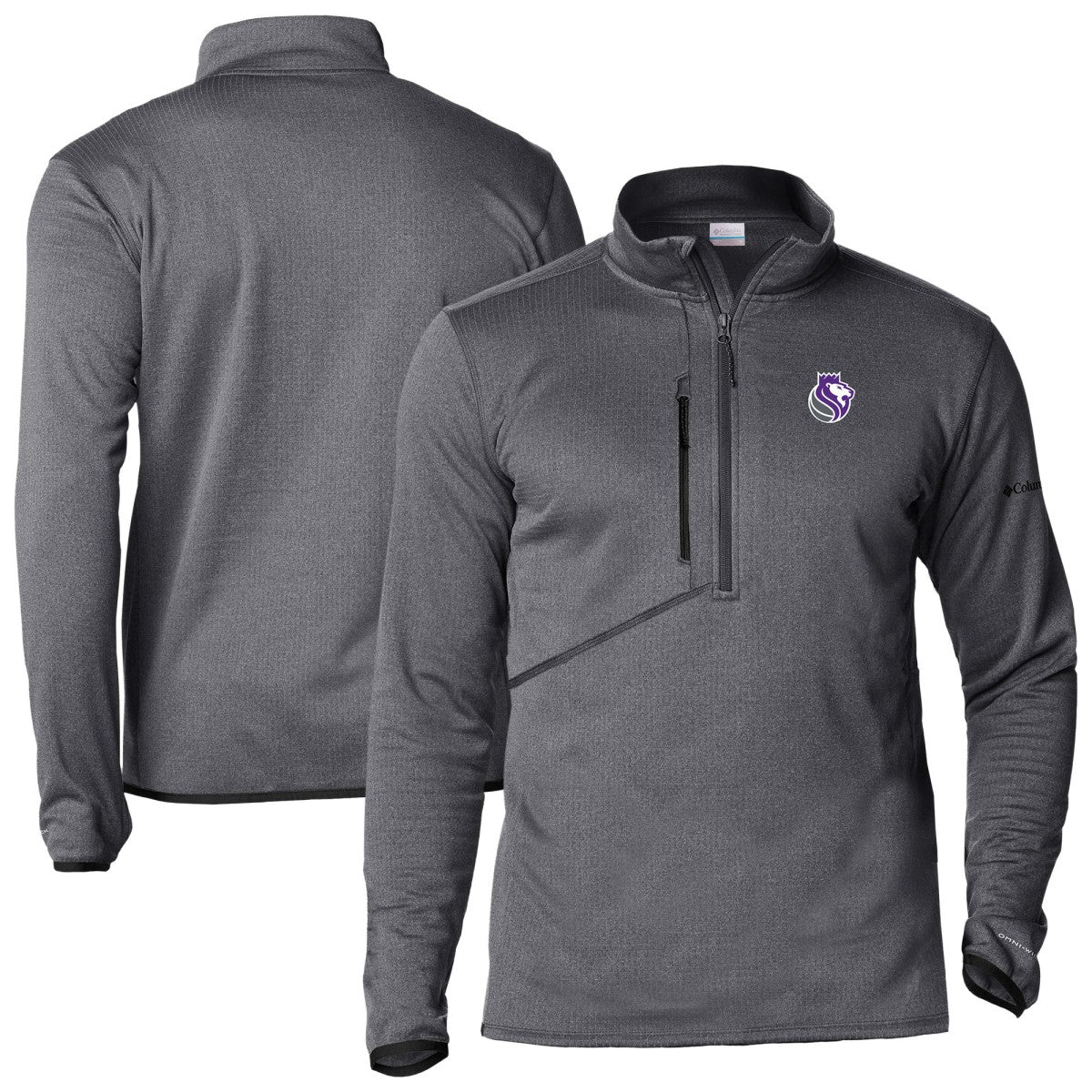 Sacramento Kings Park View Half-Zip Top Gray