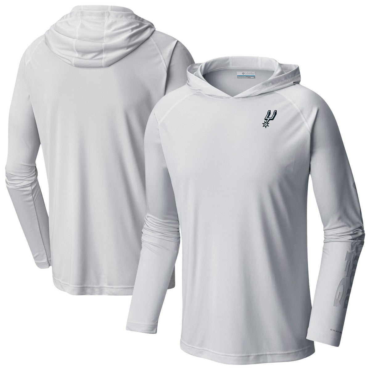 San Antonio Spurs Terminal Tackle Long Sleeve Hoodie T-Shirt White