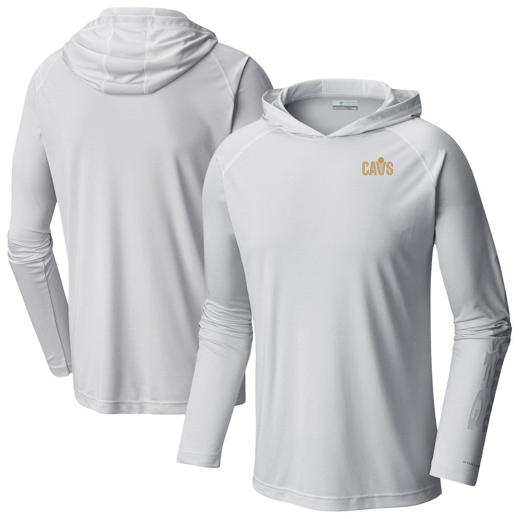 Cleveland Cavaliers Terminal Tackle Long Sleeve Hoodie T-Shirt White