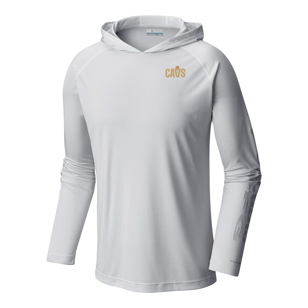 Cleveland Cavaliers Terminal Tackle Long Sleeve Hoodie T-Shirt White