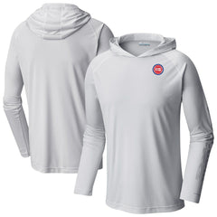 Detroit Pistons Terminal Tackle Long Sleeve Hoodie T-Shirt White