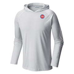 Detroit Pistons Terminal Tackle Long Sleeve Hoodie T-Shirt White