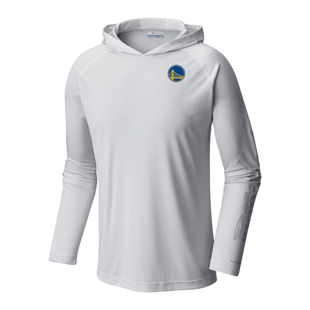 Golden State Warriors Terminal Tackle Long Sleeve Hoodie T-Shirt White
