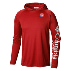 Detroit Pistons Terminal Tackle Long Sleeve Hoodie T-Shirt Red