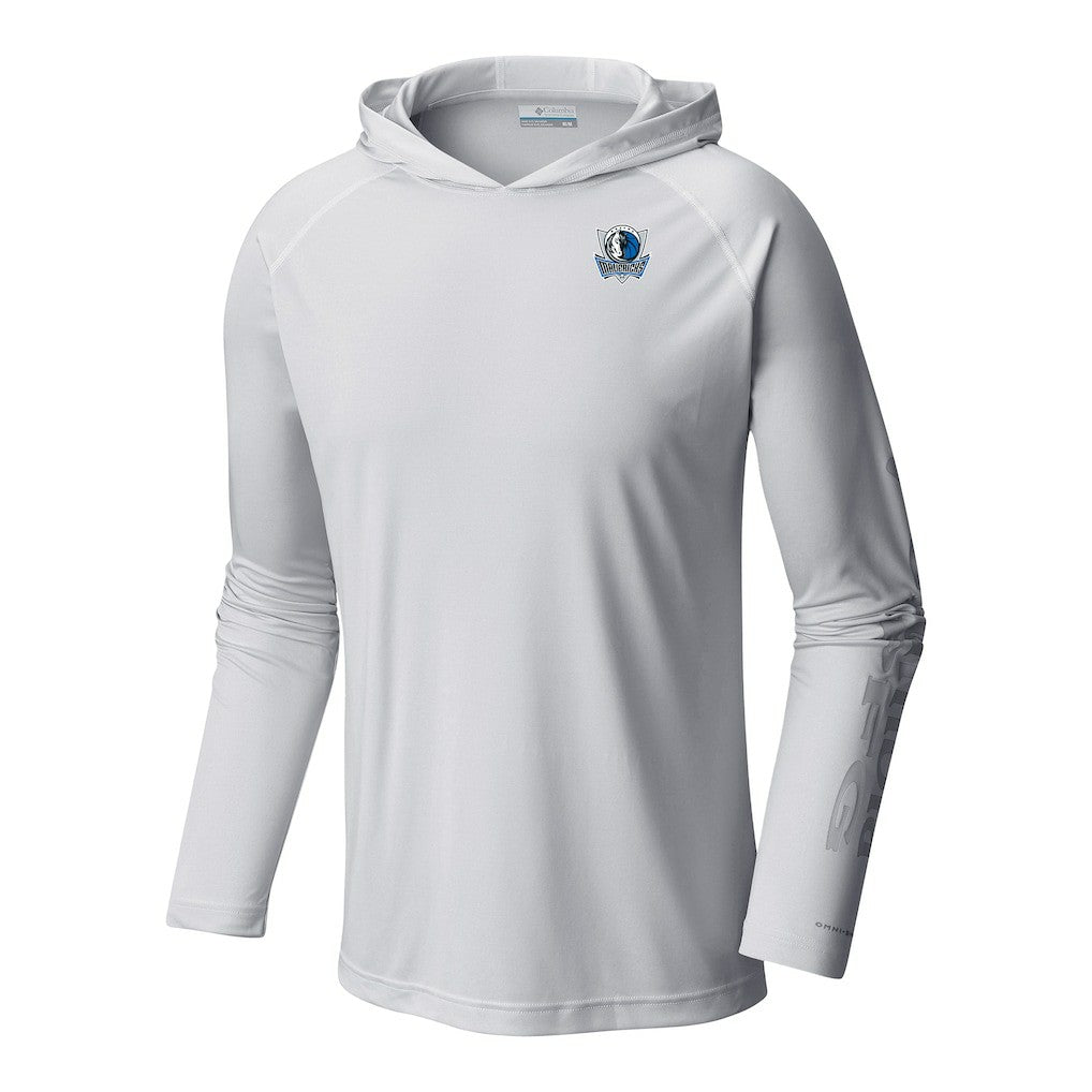 Dallas Mavericks Terminal Tackle Long Sleeve Hoodie T-Shirt White