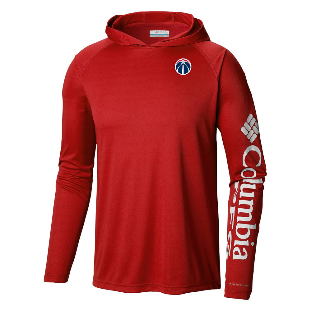 Washington Wizards Terminal Tackle Long Sleeve Hoodie T-Shirt Red