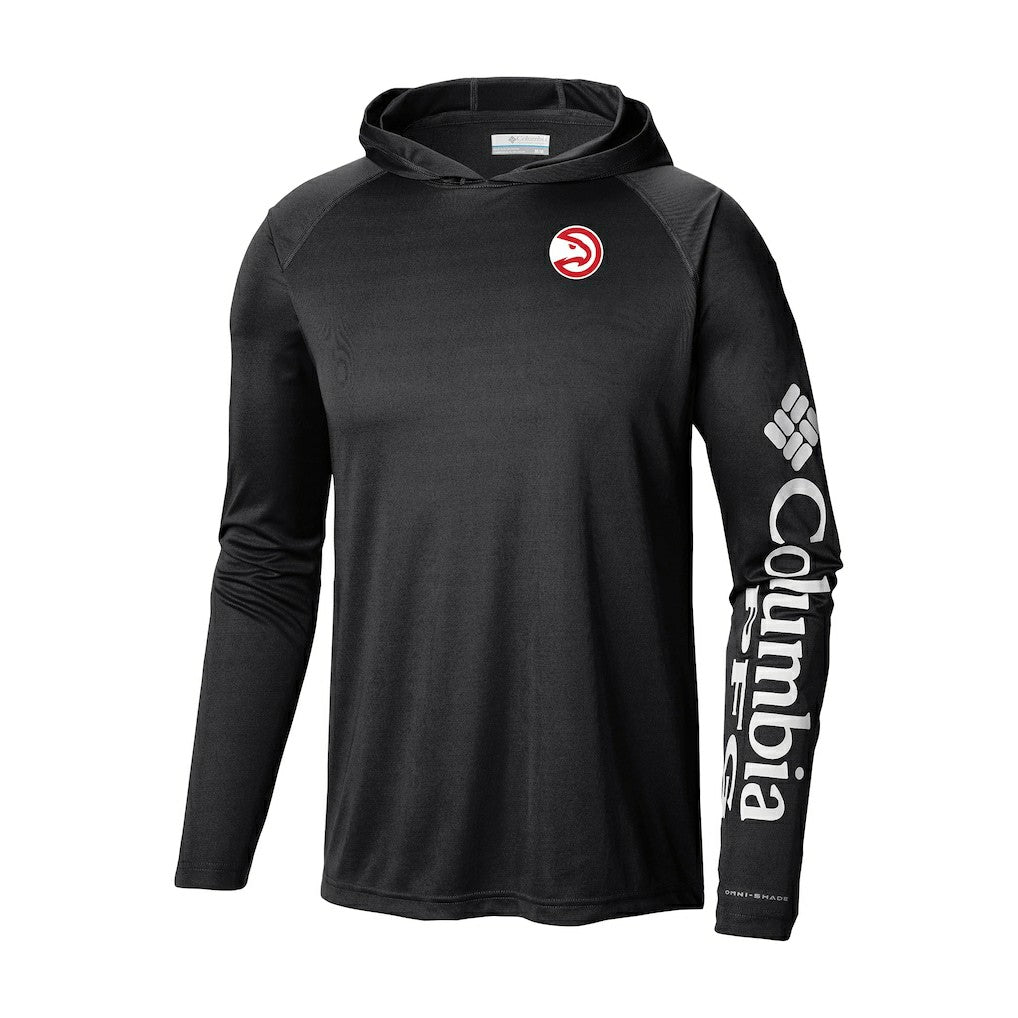 Atlanta Hawks Terminal Tackle Long Sleeve Hoodie T-Shirt Black