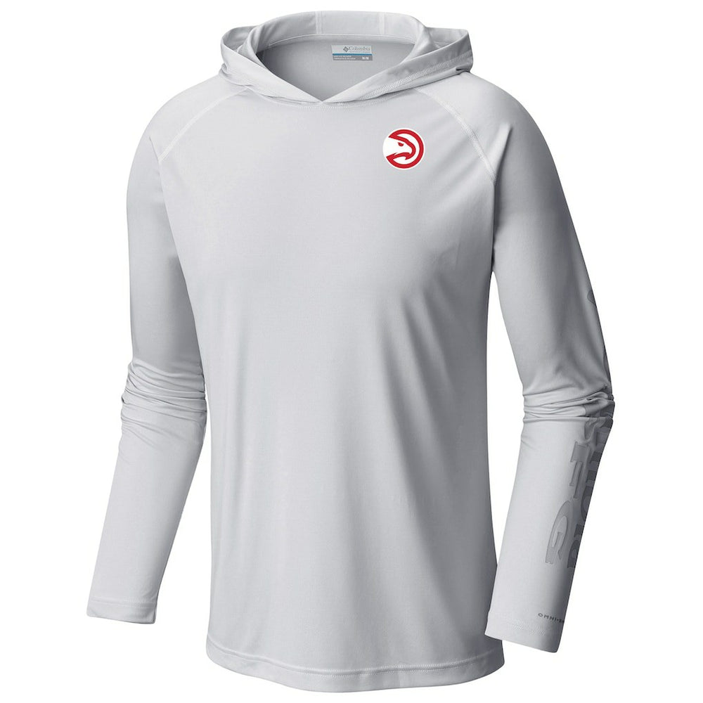 Atlanta Hawks Terminal Tackle Long Sleeve Hoodie T-Shirt White