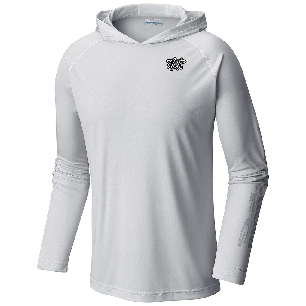 Brooklyn Nets Terminal Tackle Long Sleeve Hoodie T-Shirt White