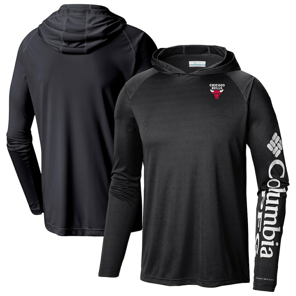 Chicago Bulls Terminal Tackle Long Sleeve Hoodie T-Shirt Black