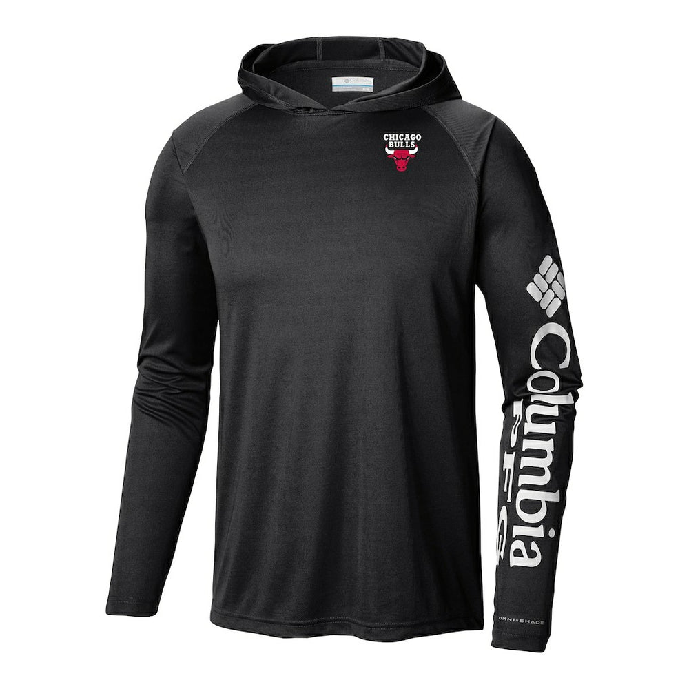 Chicago Bulls Terminal Tackle Long Sleeve Hoodie T-Shirt Black