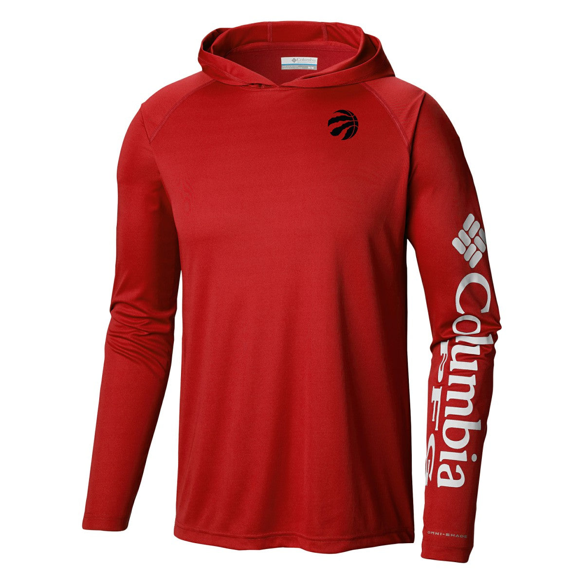 Toronto Raptors Terminal Tackle Long Sleeve Hoodie T-Shirt Red