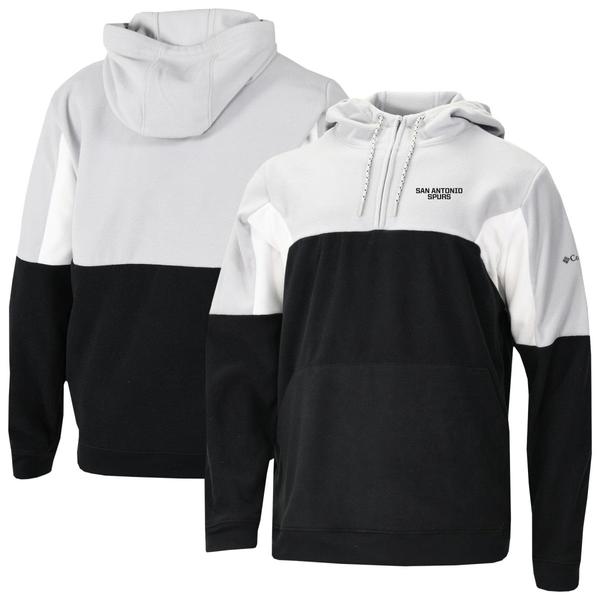 San Antonio Spurs Lodge Quarter-Zip Hoodie Black
