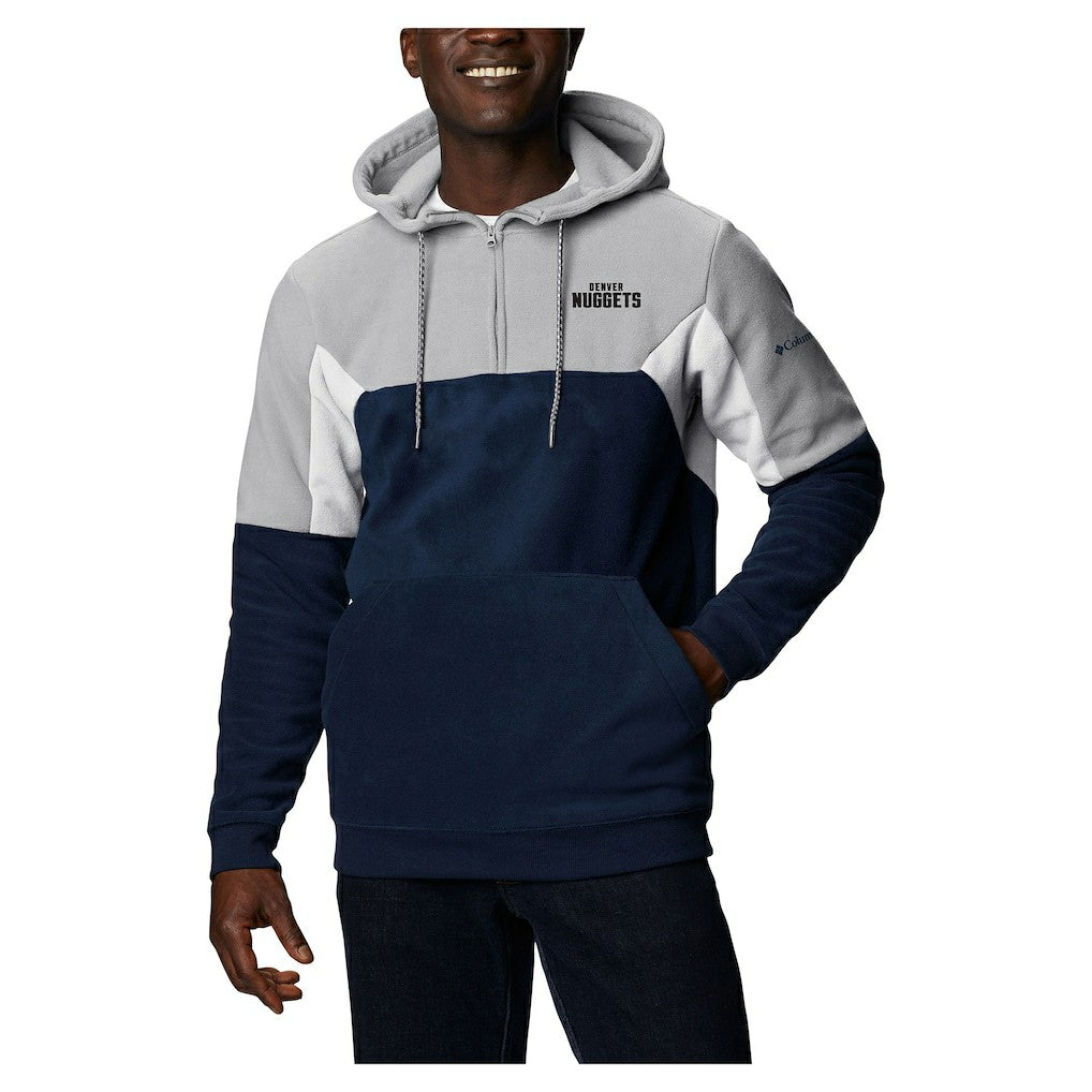 Denver Nuggets Lodge Quarter-Zip Hoodie Navy