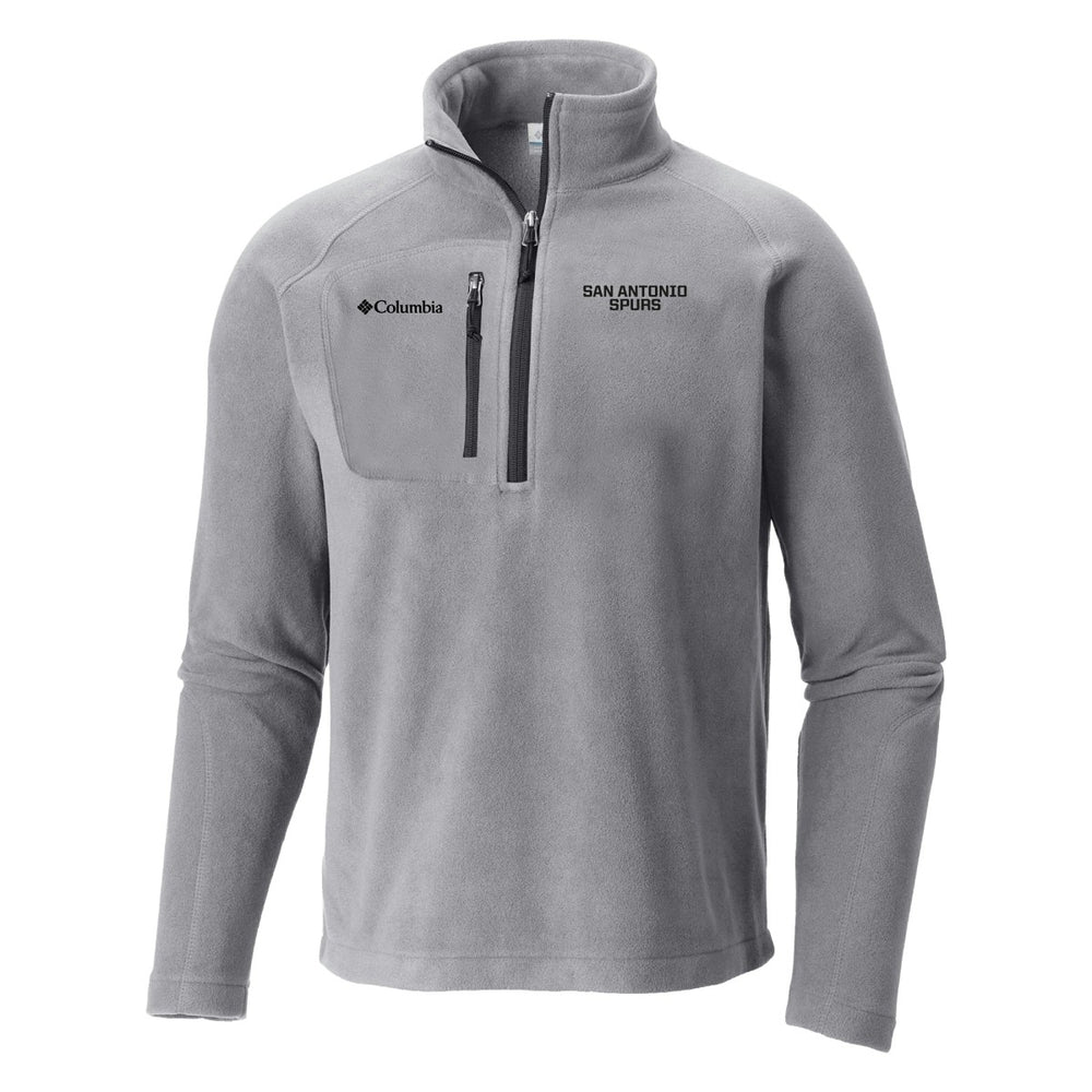 San Antonio Spurs Fast Trek III Half-Zip Fleece Pullover Gray