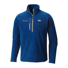 Detroit Pistons Fast Trek III Half-Zip Fleece Pullover Blue
