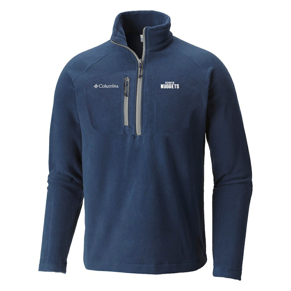 Denver Nuggets Fast Trek III Half-Zip Fleece Pullover Navy