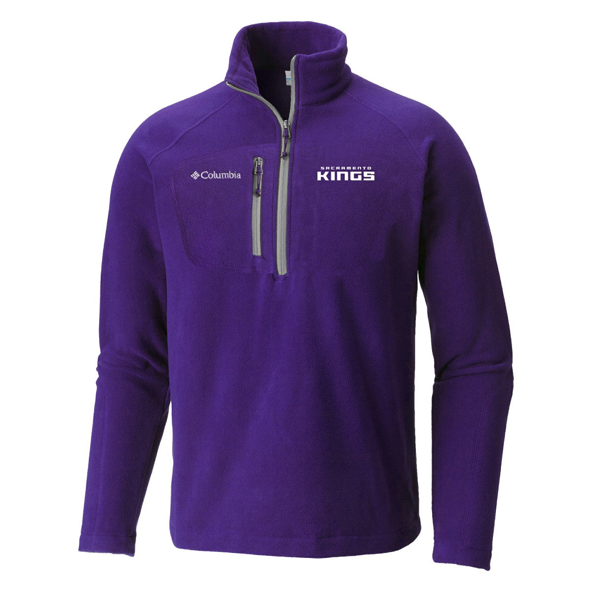 Sacramento Kings Fast Trek III Half-Zip Fleece Pullover Purple