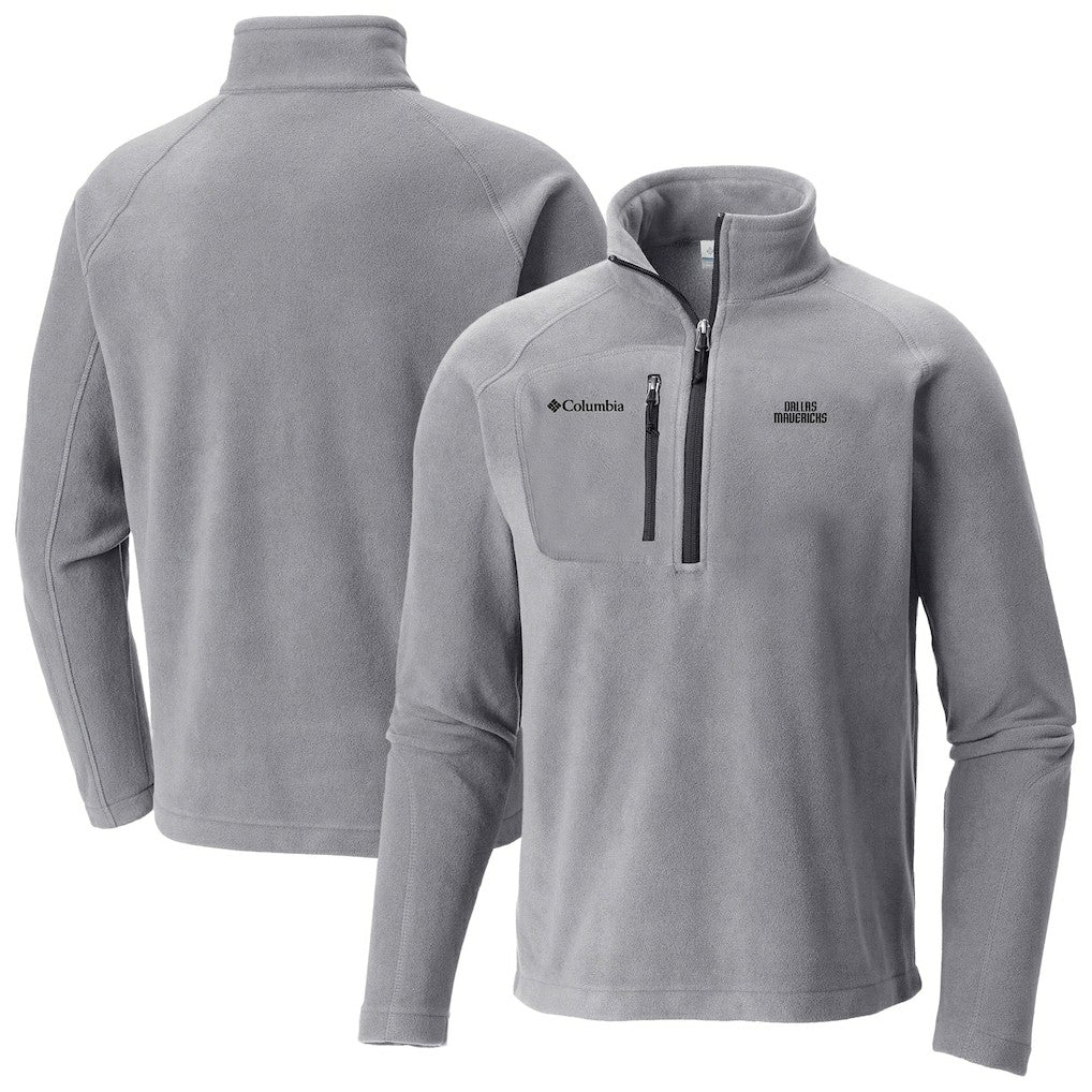 Dallas Mavericks Fast Trek III Half-Zip Fleece Pullover Gray