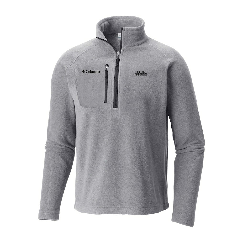 Dallas Mavericks Fast Trek III Half-Zip Fleece Pullover Gray