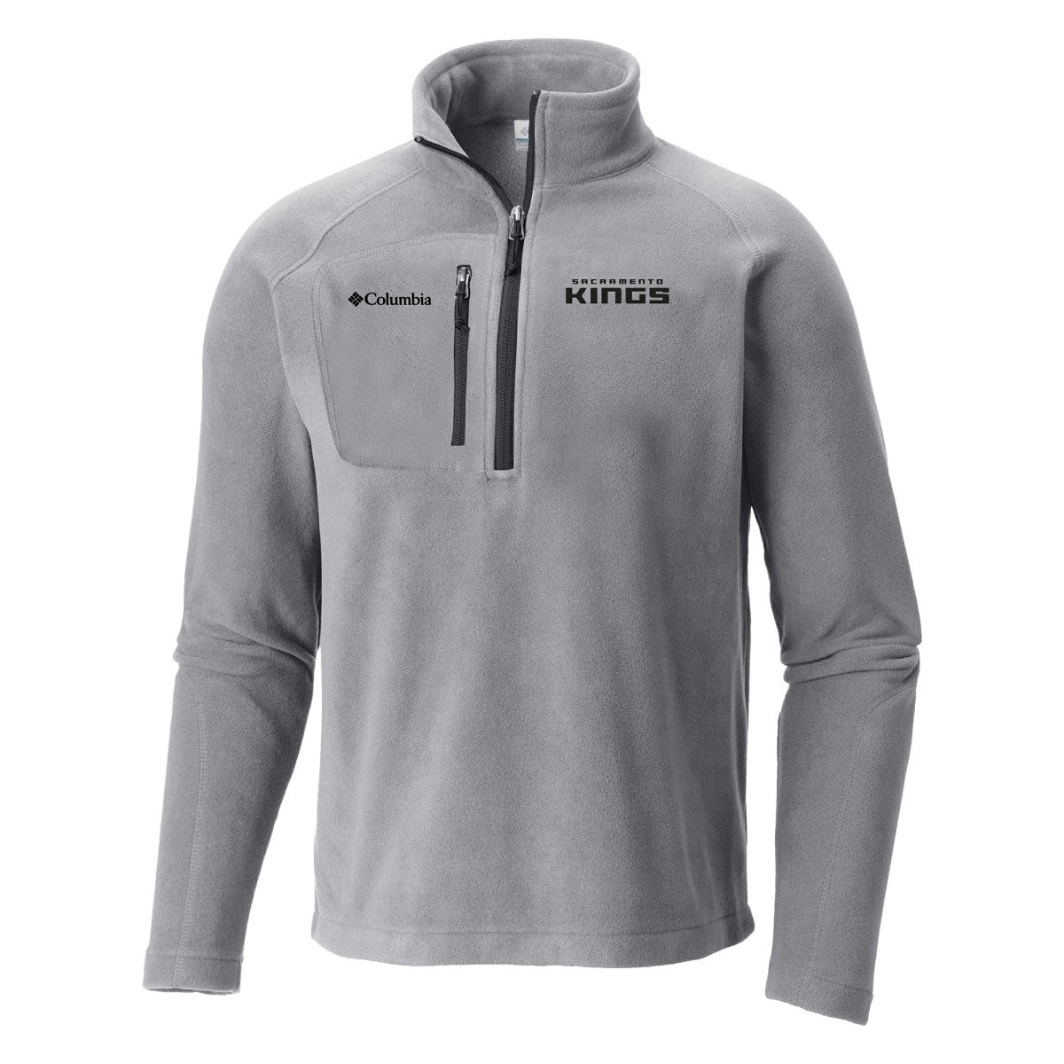 Sacramento Kings Fast Trek III Half-Zip Fleece Pullover Gray