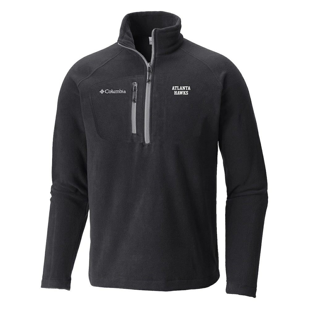 Atlanta Hawks Fast Trek III Half-Zip Fleece Pullover Black