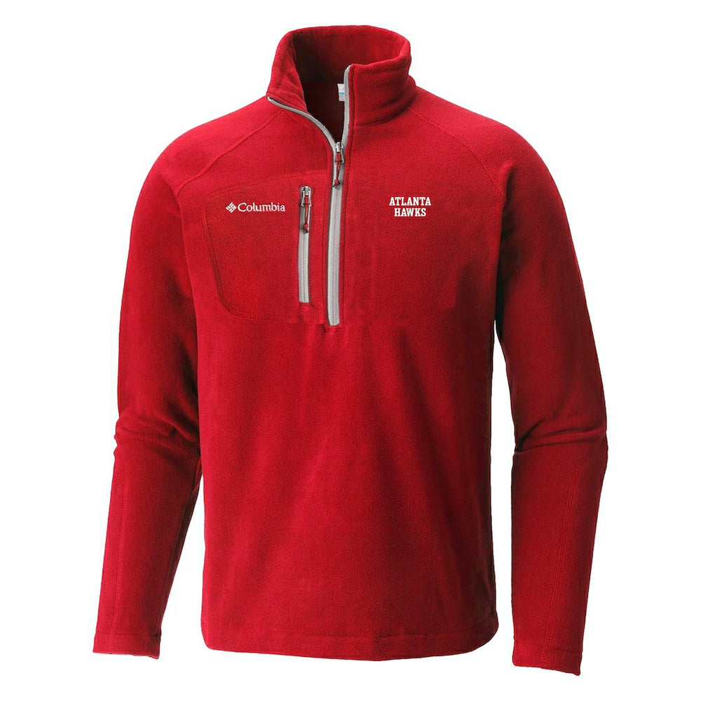 Atlanta Hawks Fast Trek III Half-Zip Fleece Pullover Red