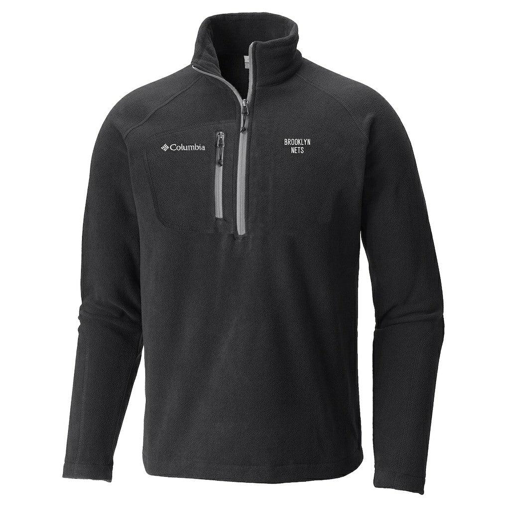 Brooklyn Nets Fast Trek III Half-Zip Fleece Pullover Black
