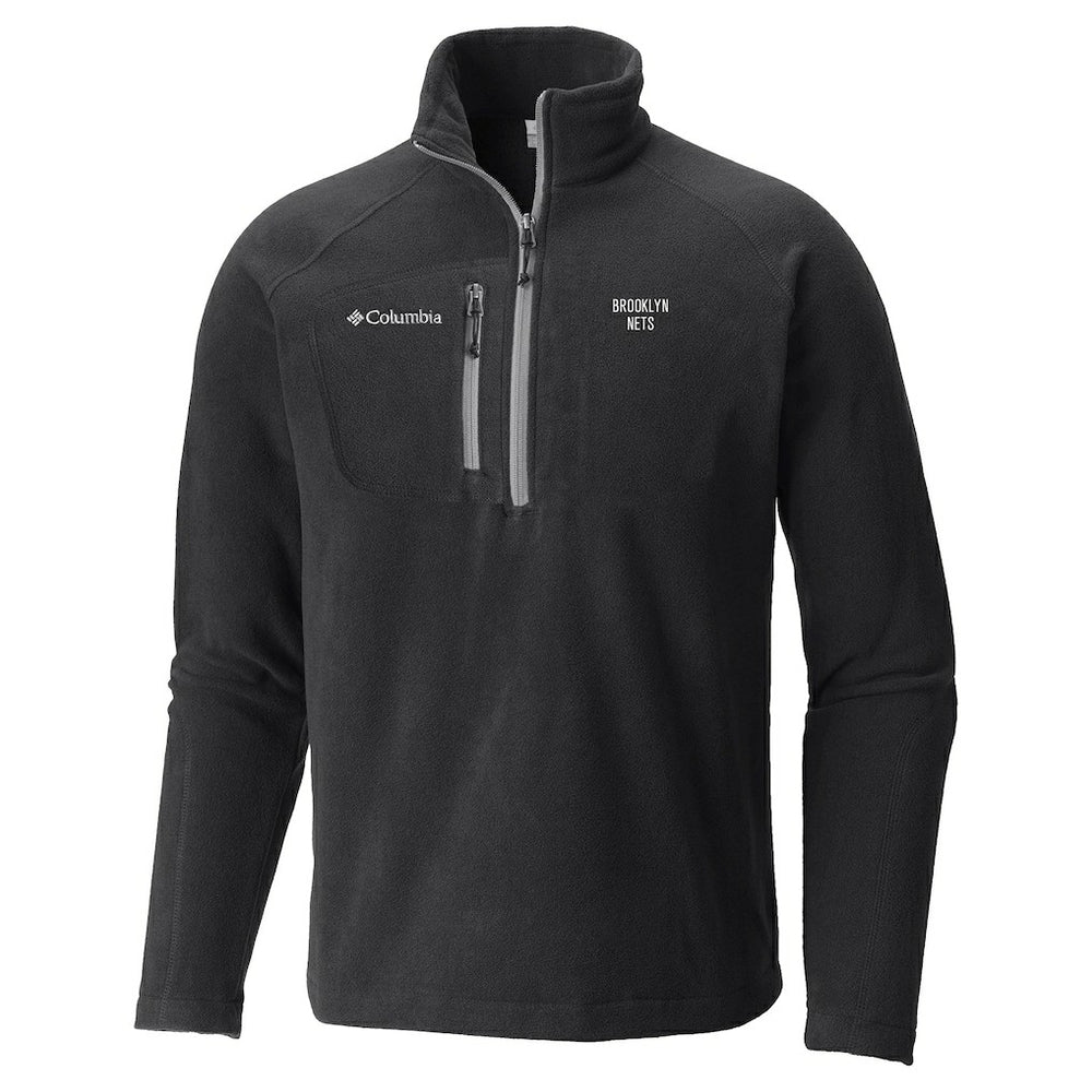Brooklyn Nets Fast Trek III Half-Zip Fleece Pullover Black