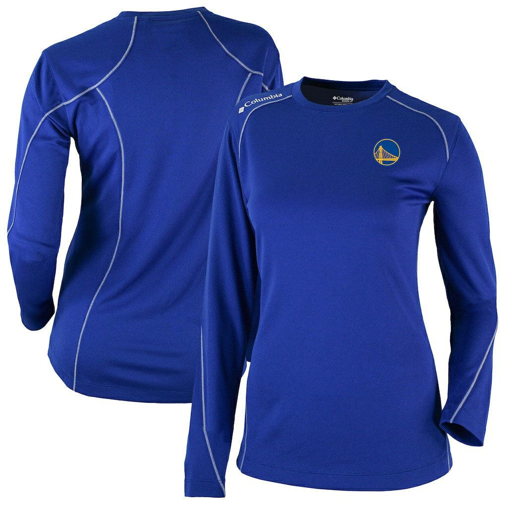Golden State Warriors Women's Omni-Wick Shotgun Pullover Top Royal