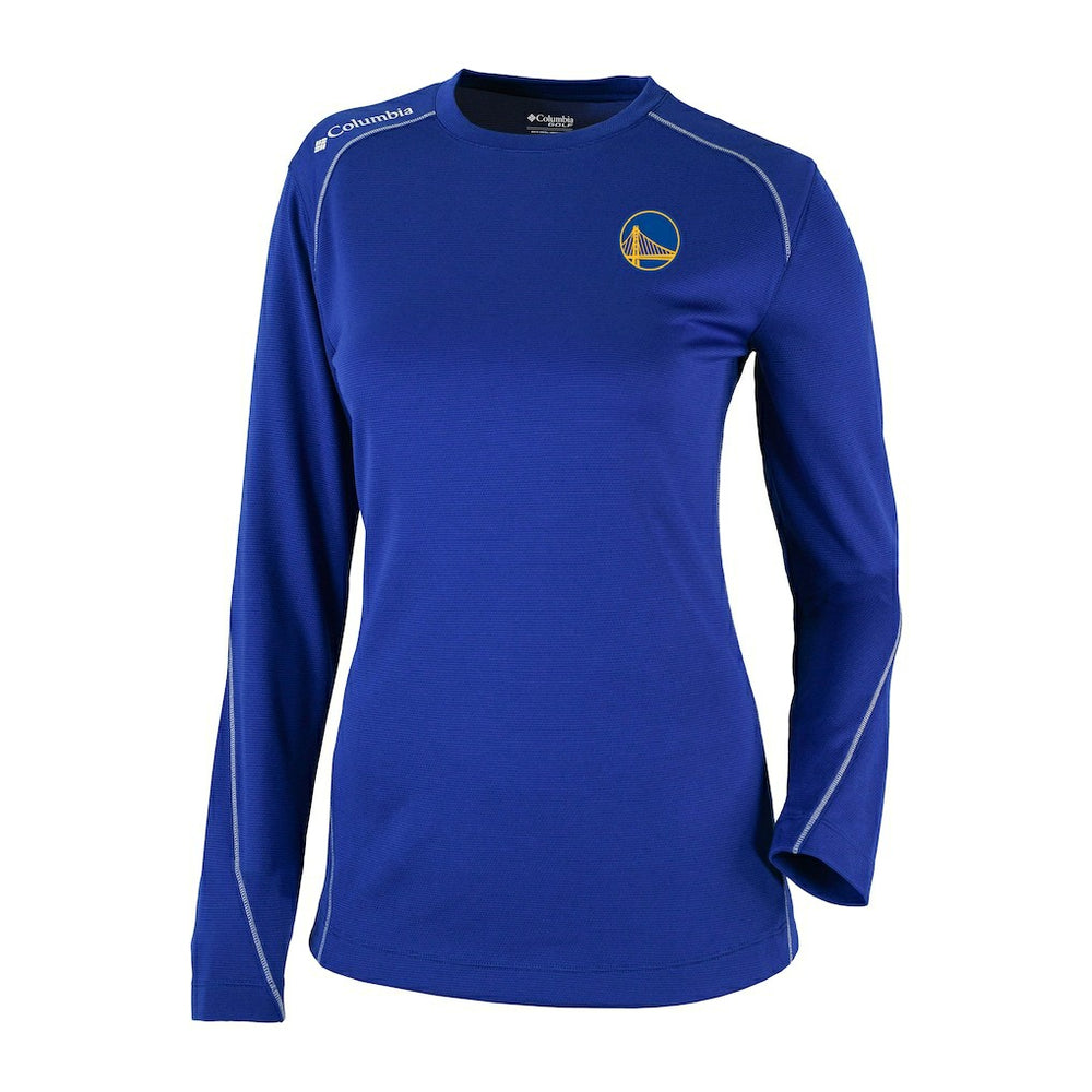 Golden State Warriors Women's Omni-Wick Shotgun Pullover Top Royal