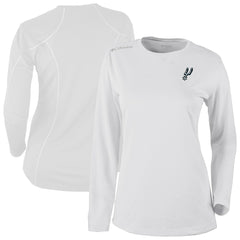 San Antonio Spurs Women's Omni-Wick Shotgun Pullover Top White