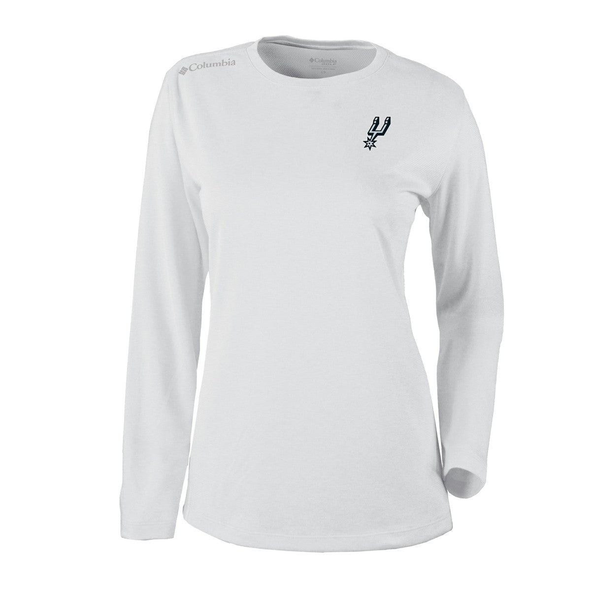 San Antonio Spurs Women's Omni-Wick Shotgun Pullover Top White