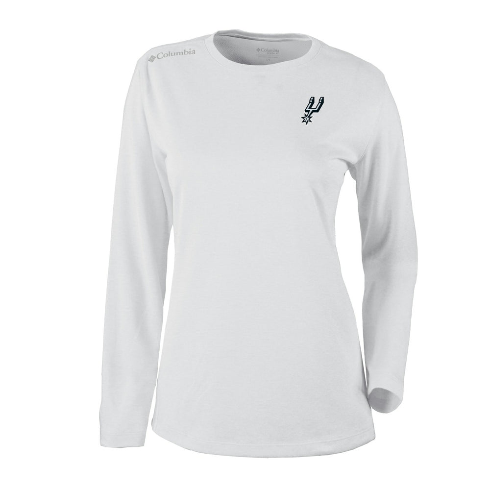 San Antonio Spurs Women's Omni-Wick Shotgun Pullover Top White