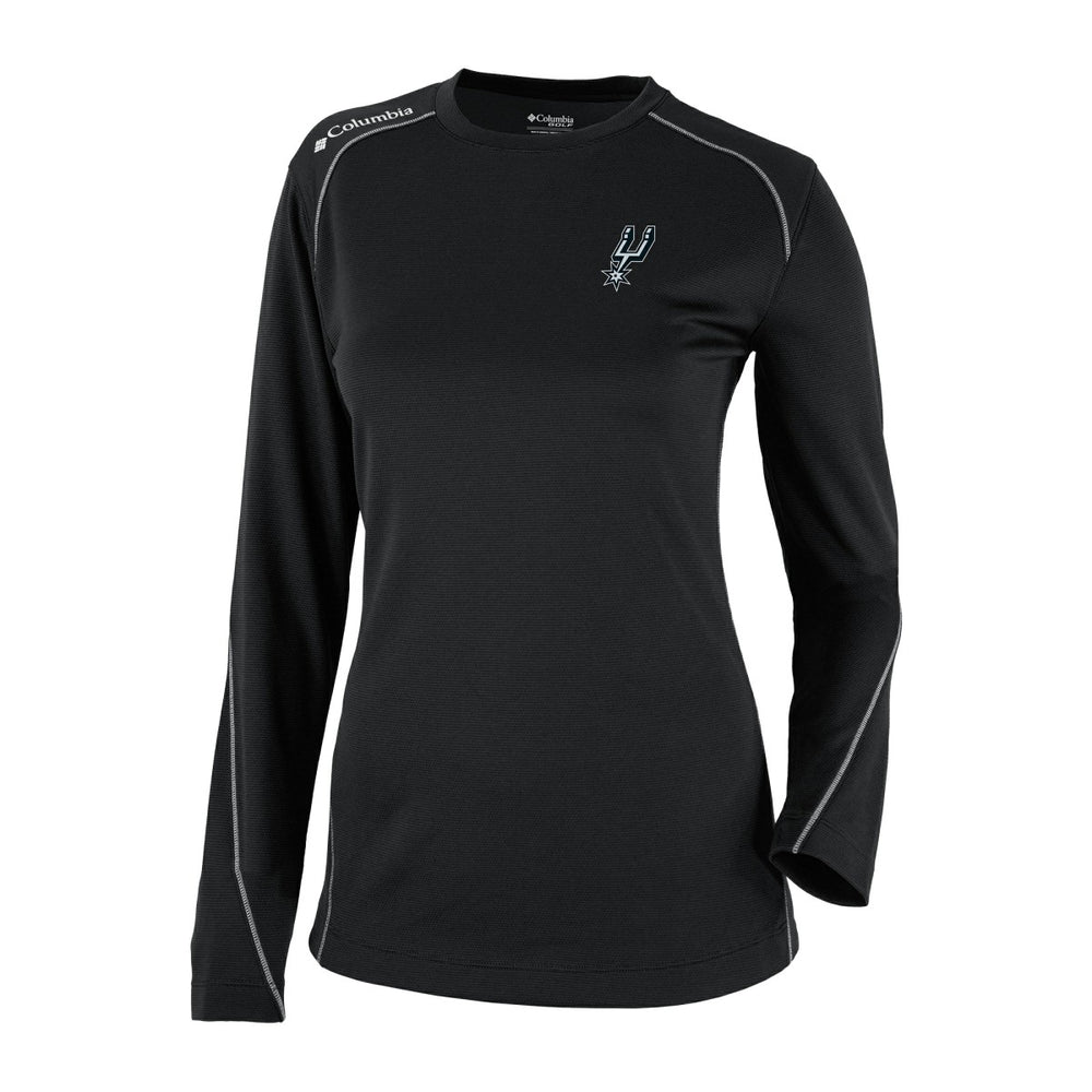 San Antonio Spurs Women's Omni-Wick Shotgun Pullover Top Black