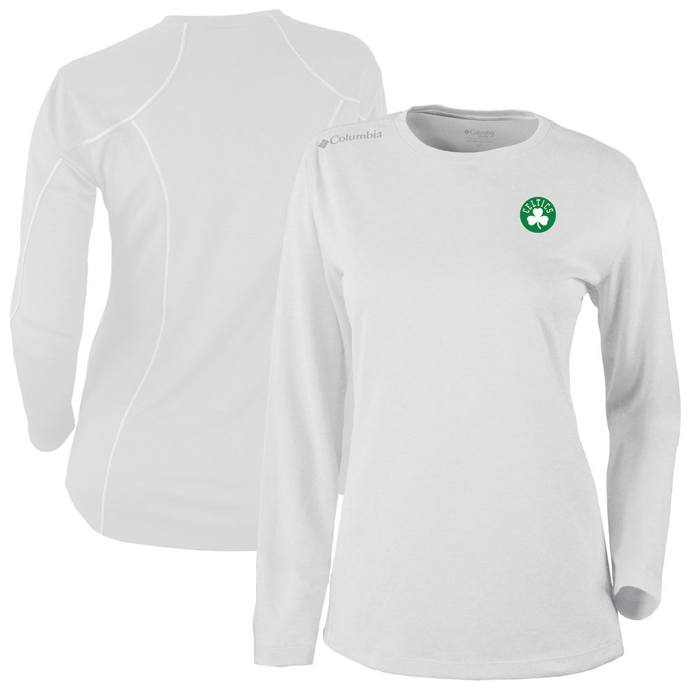 Boston Celtics Women's Omni-Wick Shotgun Pullover Top White